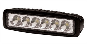 ECCO Worklamp with 6 LED Spot Beams (Rectangular)