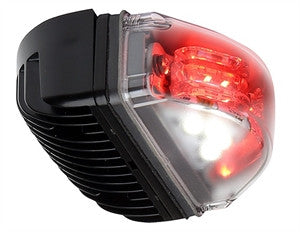 Whelen V-Series 2-in-1 Warning Light and Puddle Light with Under Surface Mount (Red)